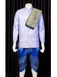 thai tradition men dress silk wedding costume